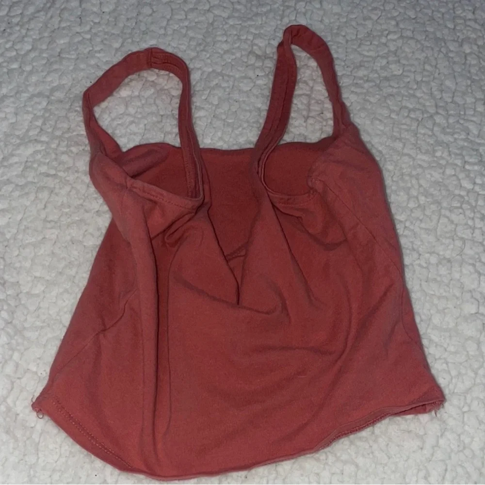 Aeropostale Orange Fitted Crop Tank Top - Picture 4 of 4